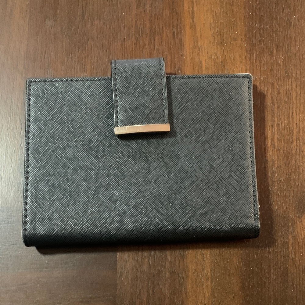 Zara basic collection, wallet and passport holder in black and beige